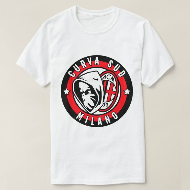 Curva Sud Milano-Ultras- T Shirt (Design framsida)