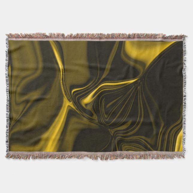 Curvas amarelas ou dourados em imagem marrom. filt (Framsidan)