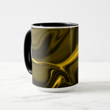 Curvas amarelas ou dourados em imagem marrom.