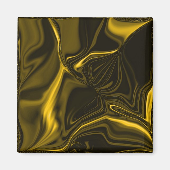 Curvas douradas ou amareladas em fundo marrom magnet (Framsidan)