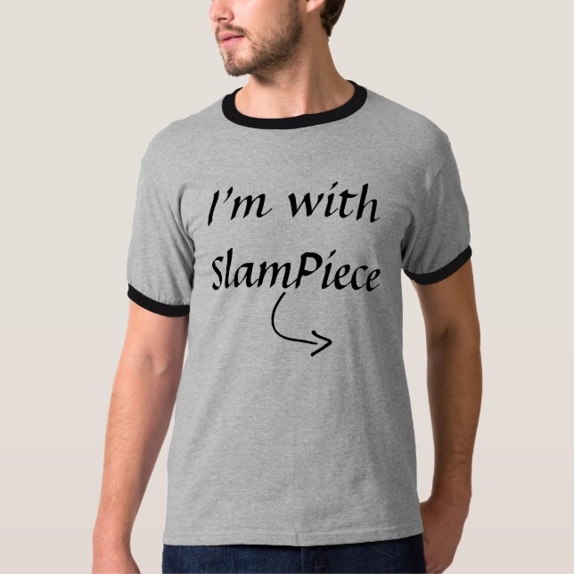 curved_arrow I-förmiddag med SlamPiece T-shirt (Framsida)