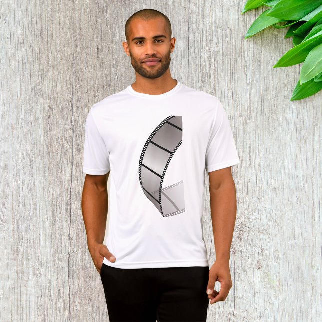 Curved Blank Film Strip T Shirt (Skapare uppladdad)