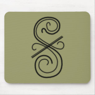 Curved Line Mousepad Musmatta