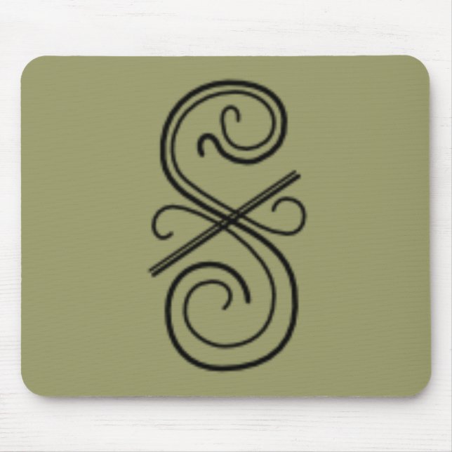 Curved Line Mousepad Musmatta (Framsidan)