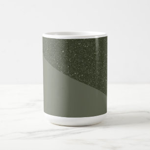 Curved Moss Grönt Struktur Mugg