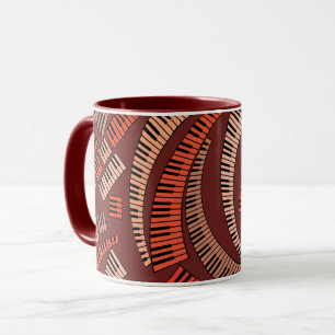 Curved Piano Nycklar Mugg