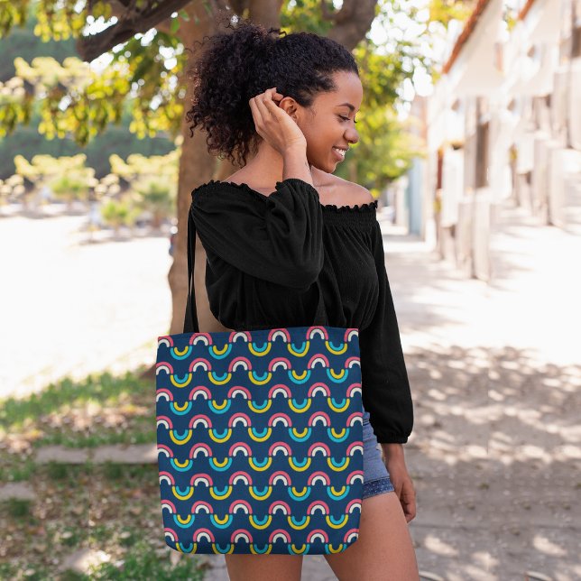 Curved Rainbow Tygkasse (Skapare uppladdad)