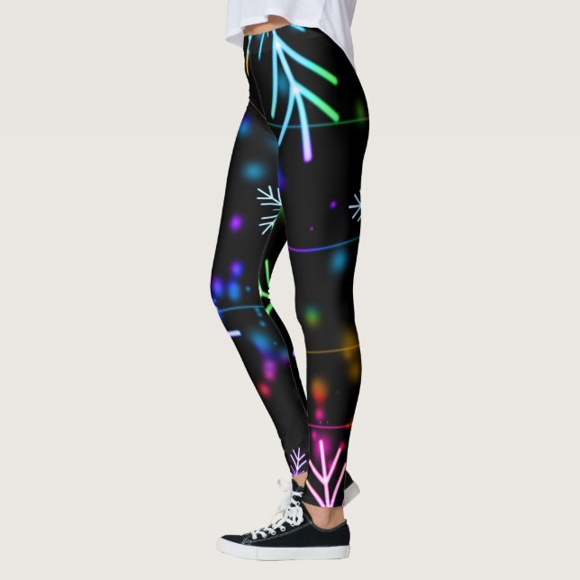 CurveEase – Smickrande Leggings för Alla Figurer (Vänster)