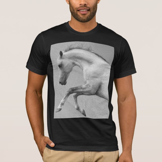 Curvet Horse Manar Bella+Canvas Kortärmad T Shirt (Framsida)