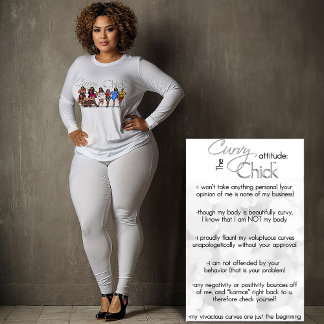Curvy Chick Attitude T Shirt