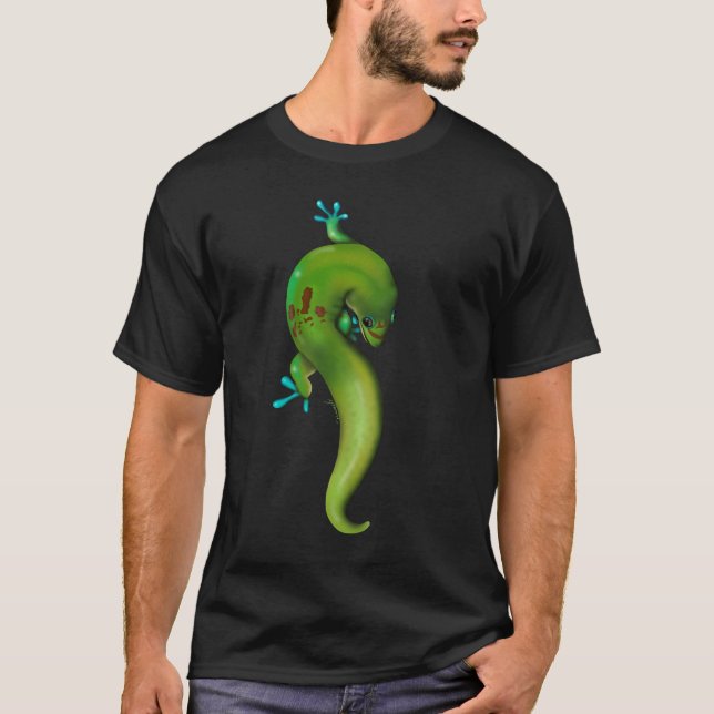 Curvy Gecko T Shirt (Framsida)