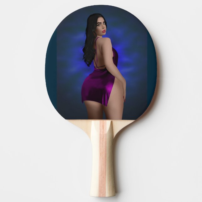 CURVY GIRL BIG BOTTOMED BEAUTY PING PADDLE PINGISRACKET (Framsidan)
