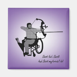 Curvy Girl Muslim Archer Magnet