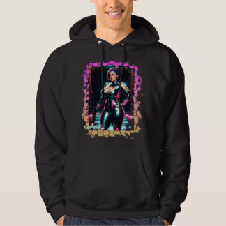 Curvy Sci-Fi-Chick Hoodie