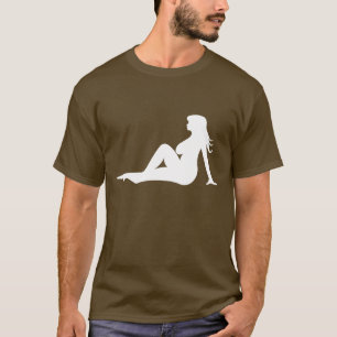 Curvy stänkskärmflicka/stänkskärm gal. t-shirt