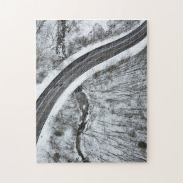 Curvy Winter Road Pussel
