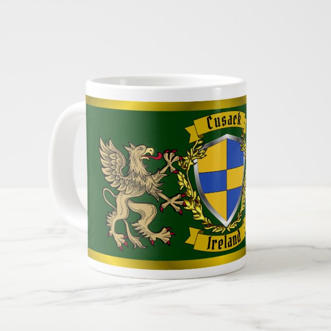 Cusack Irish Shield & Griffins Jumbo Mugg (Framsida vänster)