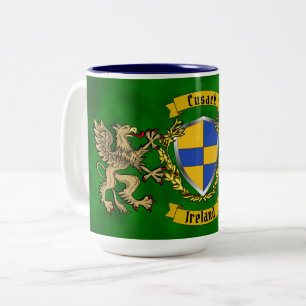 Cusack Irish Shield & Griffins Två-Tonad Mugg