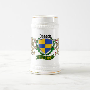 Cusack Irish Shield Personlig Beer Stein Sejdel