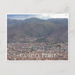 cusco city peru vykort
