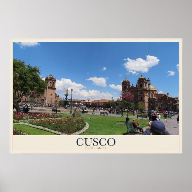 Cusco i Andinska ljuset Poster (Framsidan)