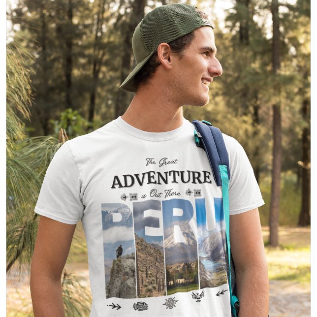 Cusco Peru | Colca Valley | Condor, Inca, Andes T Shirt (Skapare uppladdad)