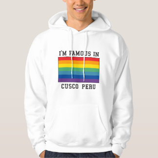 Cusco Peru flagga Hoodie
