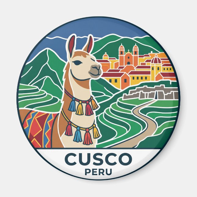 Cusco Peru Magnet (Framsidan)