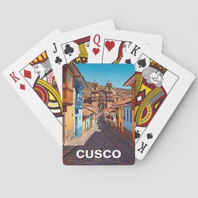 Cusco Peru Resa Casinokort (Baksidan)