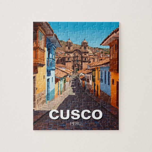 Cusco Peru Resa Pussel (Vertikal)