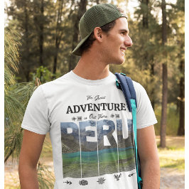 Cusco Peru | Salkantay, Sjö, Inca, Andes, Trail T Shirt