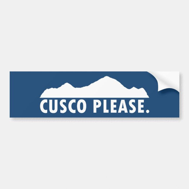 Cusco Peru Snälla Bildekal (Framsidan)