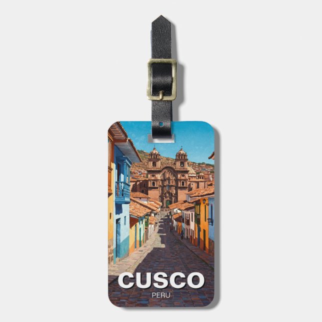 Cusco Peru Travel Bagagebricka (Vertikal Framsida)