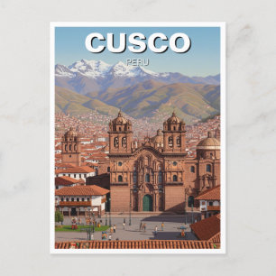 Cusco Peru Travel Vykort