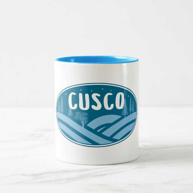 Cusco Peru Utomhus Två-Tonad Mugg (Center)