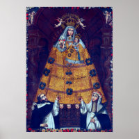 Cusco School Vår Dam i Rosary med Saint