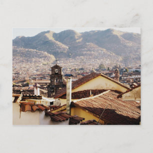 Cusco Skyline på vykort