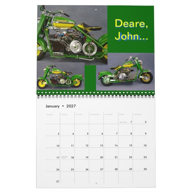 Cush-he-Man! Kalender (Jan 2027)