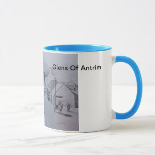 Cushendall (Glens av Antrim) skissar muggen Mugg