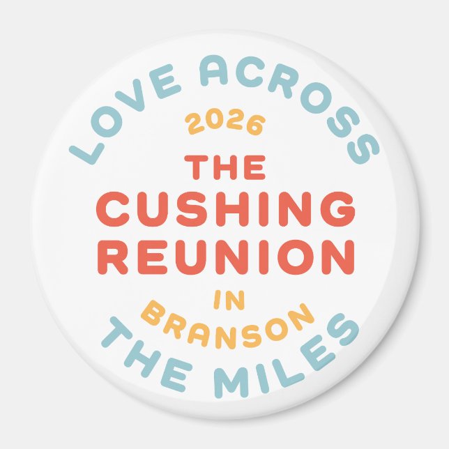 Cushing Reunion Circle Låsning Magnet (Framsidan)