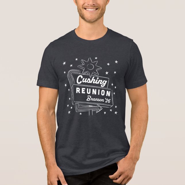 Cushing Roadsign Natt Edition Sketch T Shirt (Framsida)