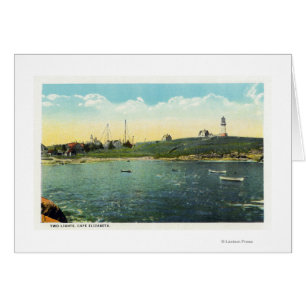 Cushing's Island View of White Head Hälsningskort