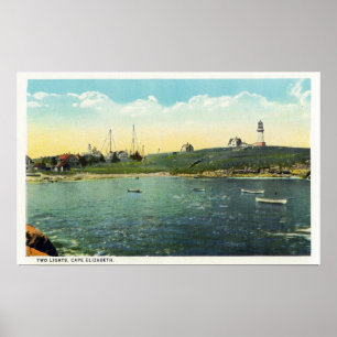 Cushing's Island View of White Head Poster