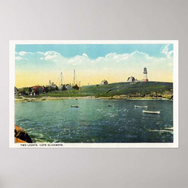 Cushing's Island View of White Head Poster (Framsidan)