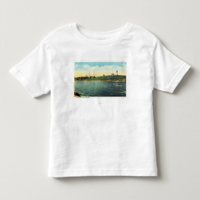 Cushings ö beskådar av vithuvudet tee shirt (Framsida)