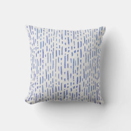 Cushion 40,6 x 40,6 cm - Blue Stripe Pattern Kudde