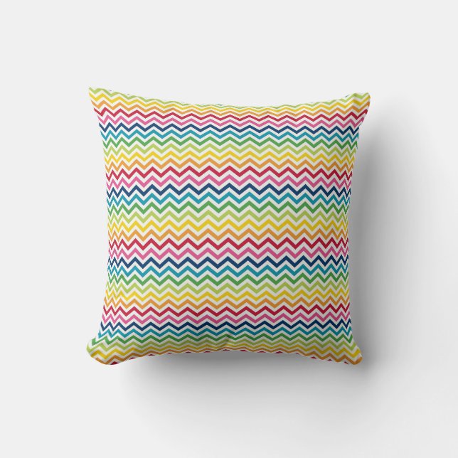 Cushion - flerfärgad Zigzag 3 Kudde (Framsida)