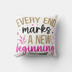 Cushion med inspirationsmeddelande kudde