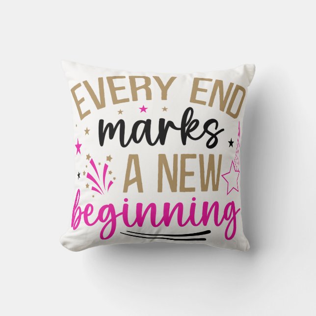 Cushion med inspirationsmeddelande kudde (Framsida)