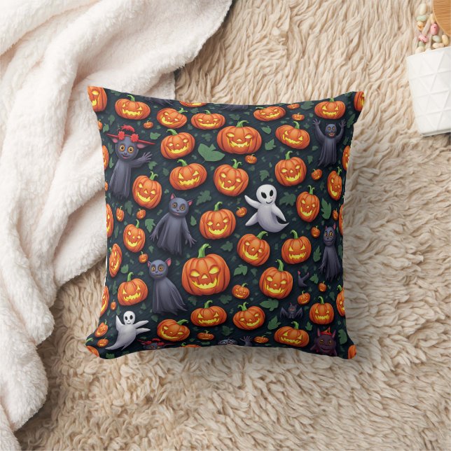 Cushion-stöd för Halloween Kudde (Filt)